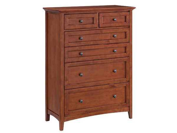 Whittier McKenzie 6‑Drawer Chest Chests Whittier Wood