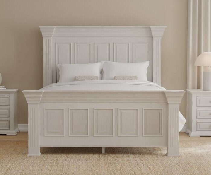 IFD Terra White Bed