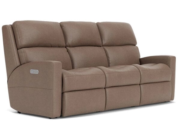 Flexsteel Catalina Leather Power Reclining Sofa Sofas Flexsteel