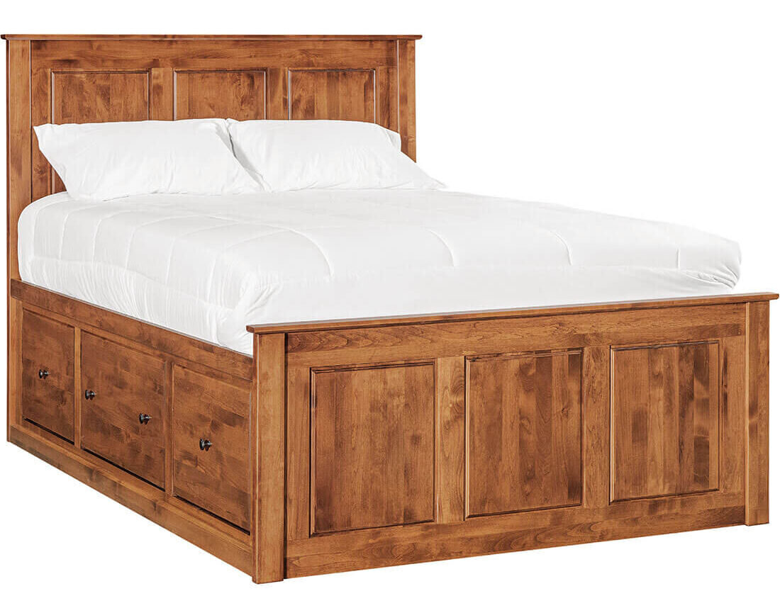 Archbold Shaker Chest Bed