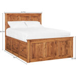 Archbold Shaker Chest Bed - Image 5