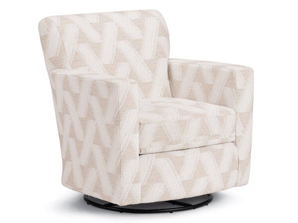 Best Caroly Swivel Barrel Chair Chairs Best Home Furnishings