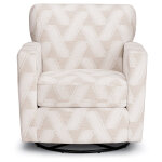 Best Caroly Swivel Barrel Chair - Image 3