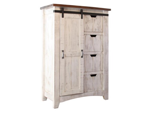 IFD Pueblo White Chest Chests International Furniture Direct