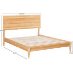 Archbold 2 West Modern Platform Bed - Image 3