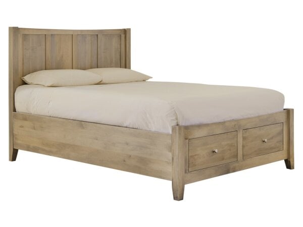 Mavin Atwood Panel Bed with End Drawers Beds Customizable