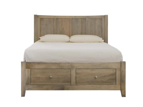 Mavin Atwood Panel Bed with End Drawers Beds Customizable 3