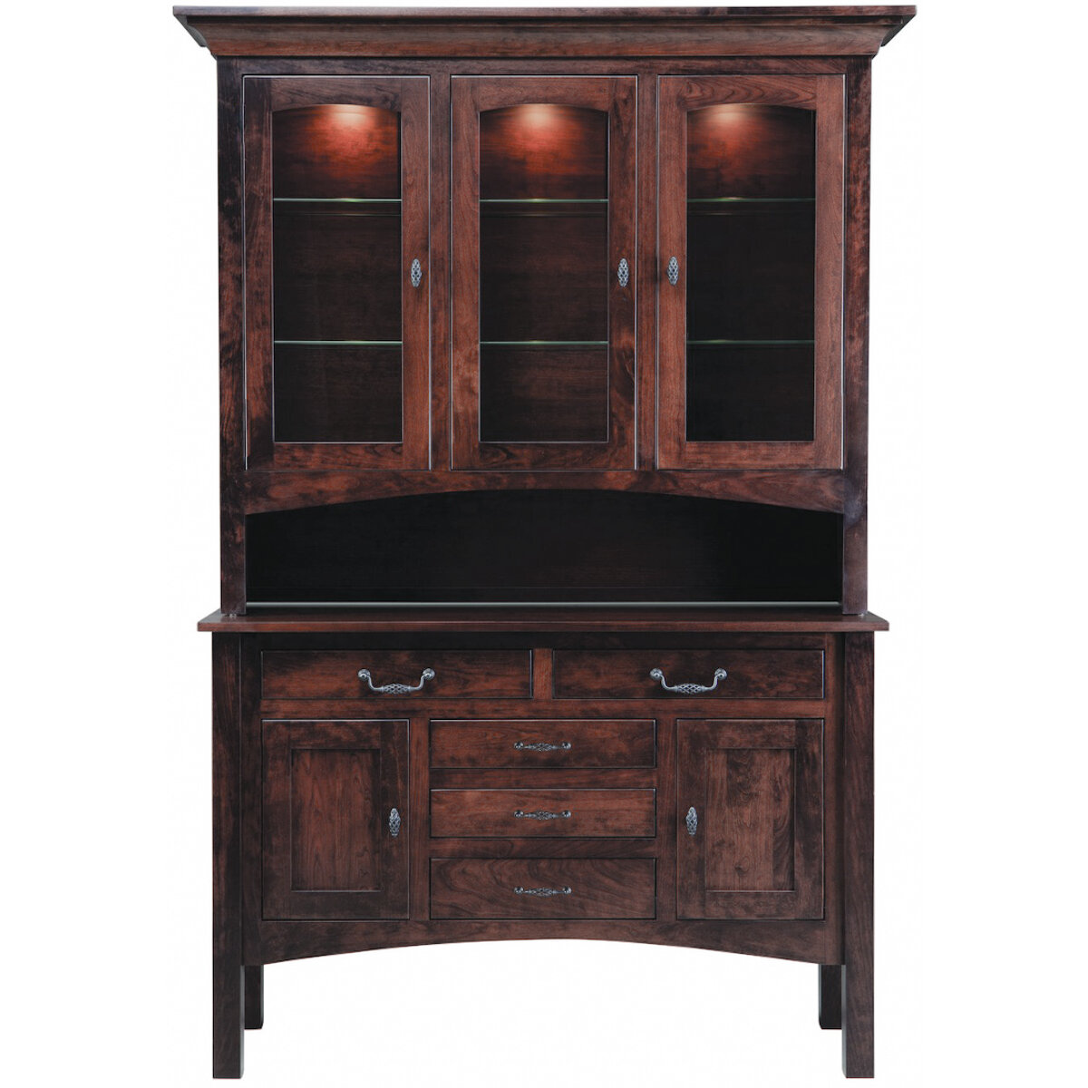 Mavin Highland Dining Buffet and Hutch Dining Storage Customizable