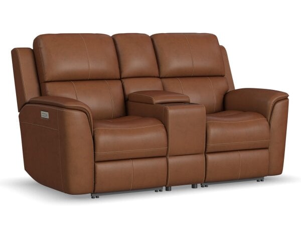 Fexsteel Henry Power Reclining Loveseat with Console Loveseats Customizable Fexsteel Henry Power Reclining Loveseat with Console Loveseats Customizable