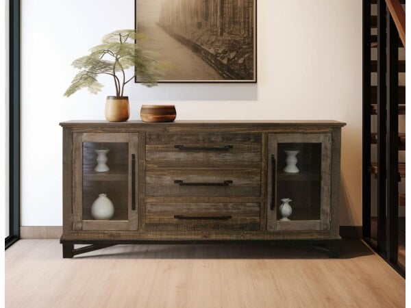 IFD Loft Brown Dining Buffet Dining Storage International Furniture Direct 3 IFD Loft Brown Dining Buffet Dining Storage International Furniture Direct 3