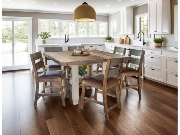 IFD Antique Counter Height Dining Table Dining Tables International Furniture Direct 3