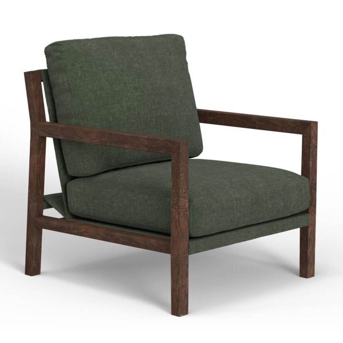 IFD Milan Chair in Olive Fabric Chairs International Furniture Direct