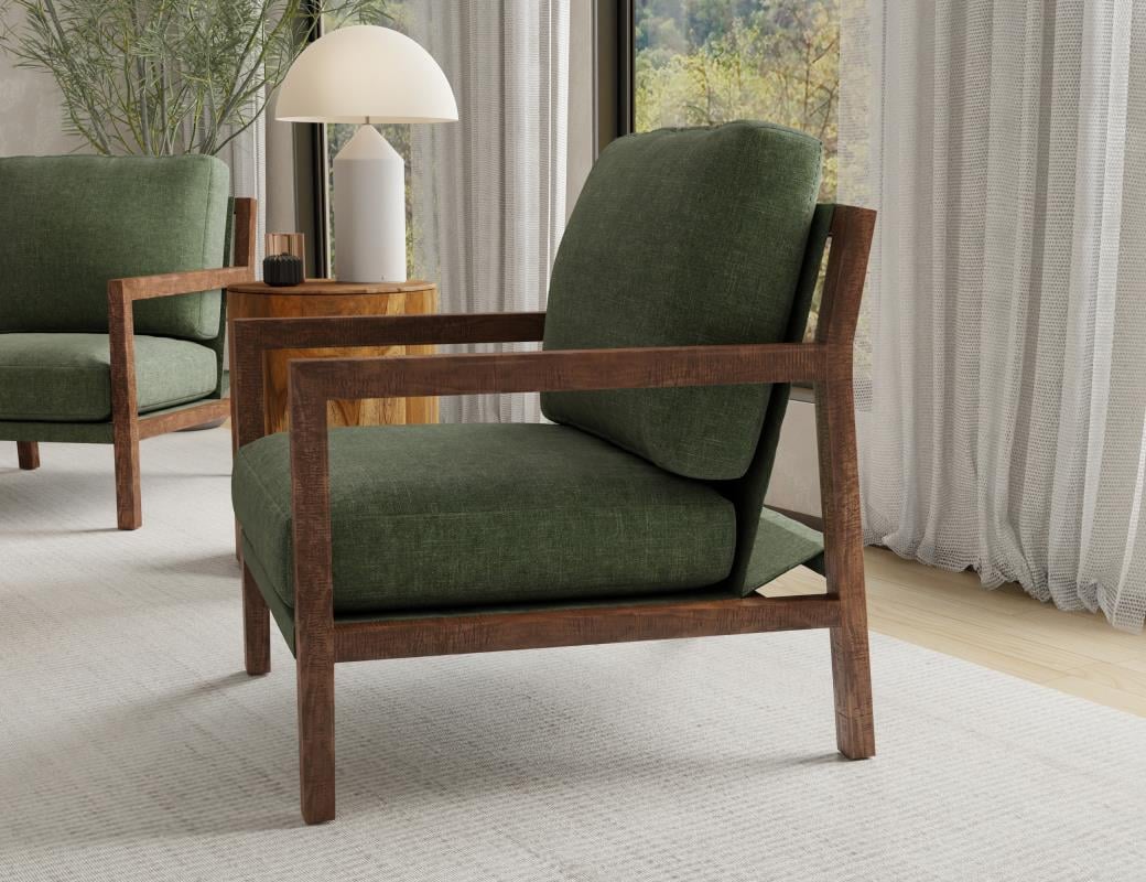 IFD Milan Chair in Olive Fabric Chairs International Furniture Direct 4 IFD Milan Chair in Olive Fabric Chairs International Furniture Direct 4