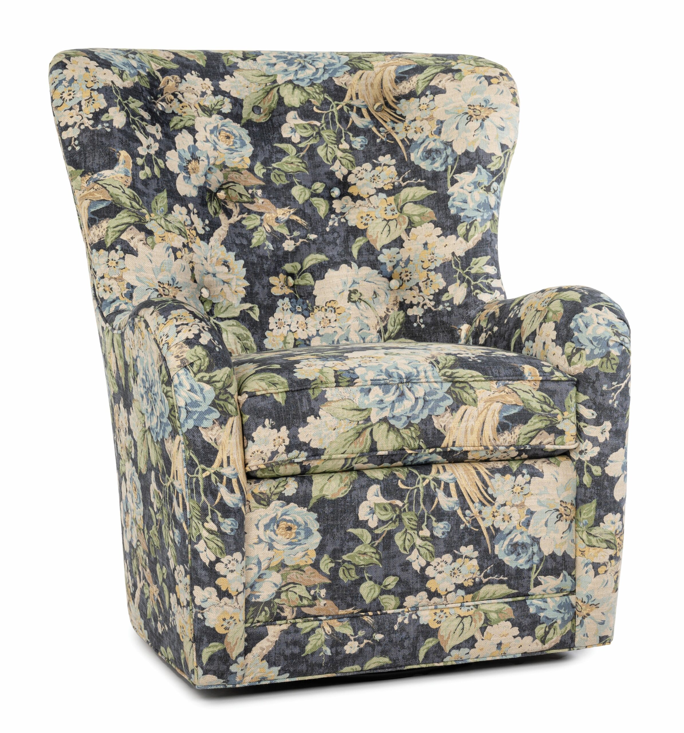 Smith Brothers 502 Tufted Swivel Chair Chairs Customizable Smith Brothers 502 Tufted Swivel Chair Chairs Customizable