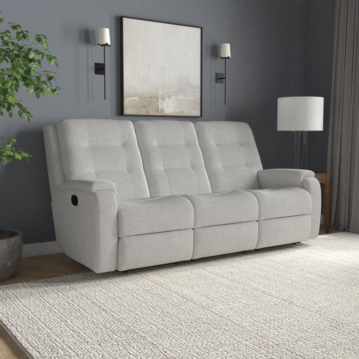 Flexsteel Arlo Power Reclining Sofa Sofas Customizable 4