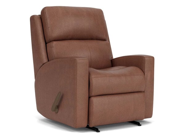 Flexsteel Catalina Manual Leather Rocker Recliner Recliners Flexsteel
