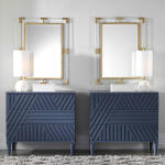 Uttermost Balkan Modern Gold Wall Mirror - Image 2