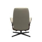 Stressless® Consul (L) Cross Base Recliner with Ottoman Recliners Stressless 7
