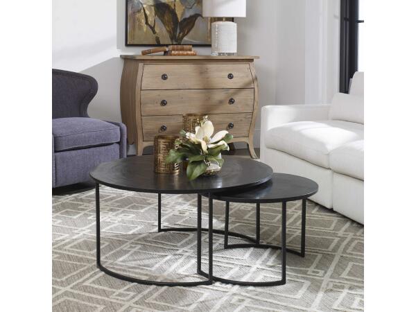 Uttermost Barnette Nesting Tables Cocktail & Coffee Tables Uttermost Uttermost Barnette Nesting Tables Cocktail & Coffee Tables Uttermost