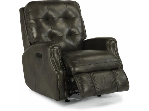 Devon Power Rocking Recliner with Power Headrest Recliners Customizable 8