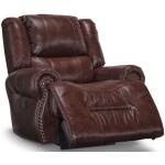 Genet Leather Power Tilt Headrest Rocker Recliner - Image 2