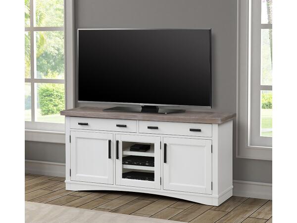Americana Modern – Cotton 63 In. Tv Console Entertainment Stands Parker House 3