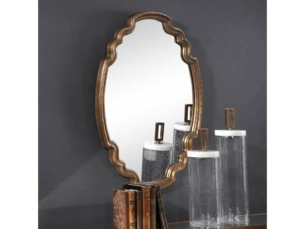Ariane Gold Oval Mirror Mirrors Uttermost 3