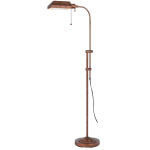 62" Height Metal Floor Lamp in Rust BO-117FL-RU - Image 2