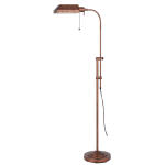 62" Height Metal Floor Lamp in Rust BO-117FL-RU