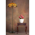 60" Height Zinc Cast Floor Lamp in Antique Brass - Image 2