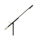 68" Height Metal Floor Lamp in Black and Antique Brass Finish BO-2843FL - Image 3