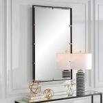 Uttermost Egon Rectangular Mirror - Bronze - Image 3