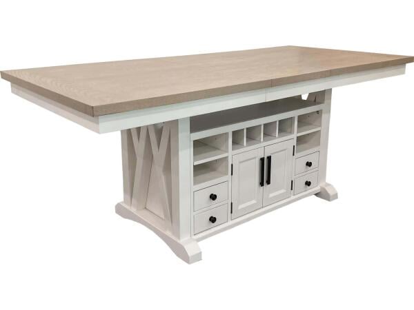 Americana Modern Dining Island Counter Height Table Dining Tables Parker House