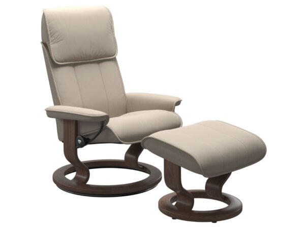 Stressless® Admiral Recliner – Classic Base Chairs Stressless Stressless® Admiral Recliner – Classic Base Chairs Stressless