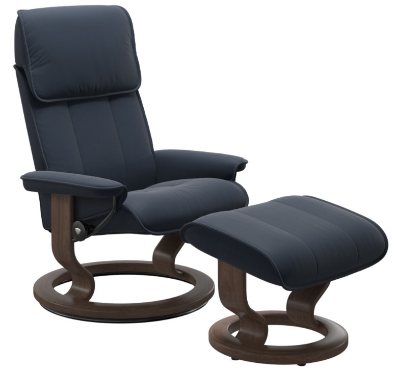 Stressless® Admiral Recliner - Classic Base
