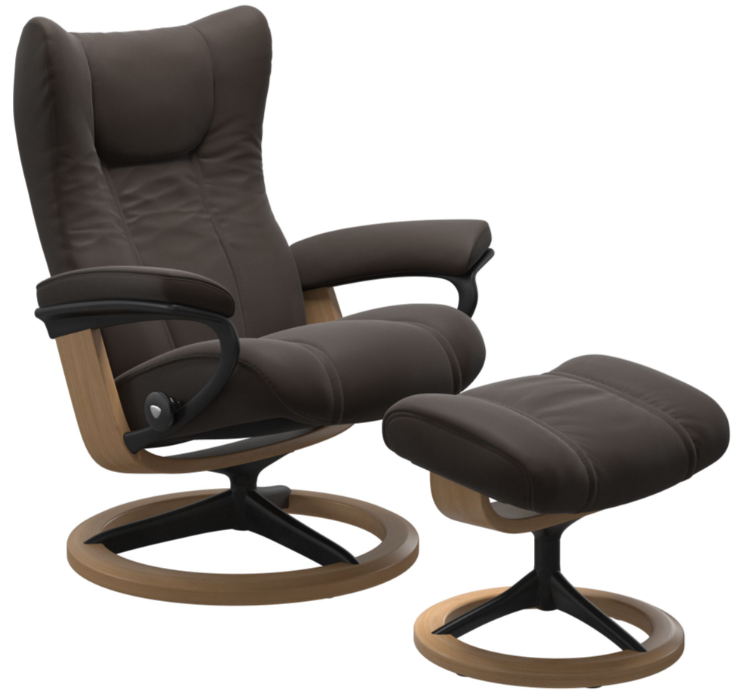 Stressless® Wing Recliner - Signature Base