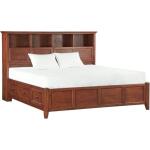 Whittier McKenzie Cherry Bookcase Bed