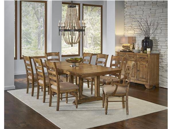 AAmerica Bennett Trestle Table Dining Tables A-America 3