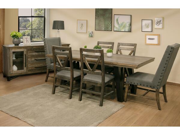 IFD Loft Brown Dining Table Dining Tables International Furniture Direct 3