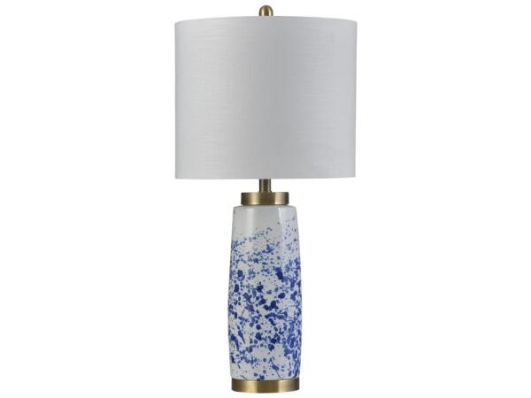 Splatter Blue Table Lamp Lighting Style Craft Splatter Blue Table Lamp Lighting Style Craft