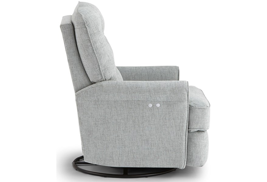 Best Carissa Swivel Glide Recliner - Image 3