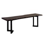 Manzanita Midnight Bench with Different Bases, VCS-BN58M - Image 2