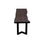 Manzanita Midnight Bench with Different Bases, VCS-BN58M - Image 3
