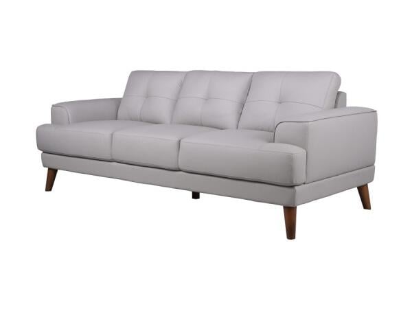 Anzio Cream Leather Sofa Sofas Porter Designs