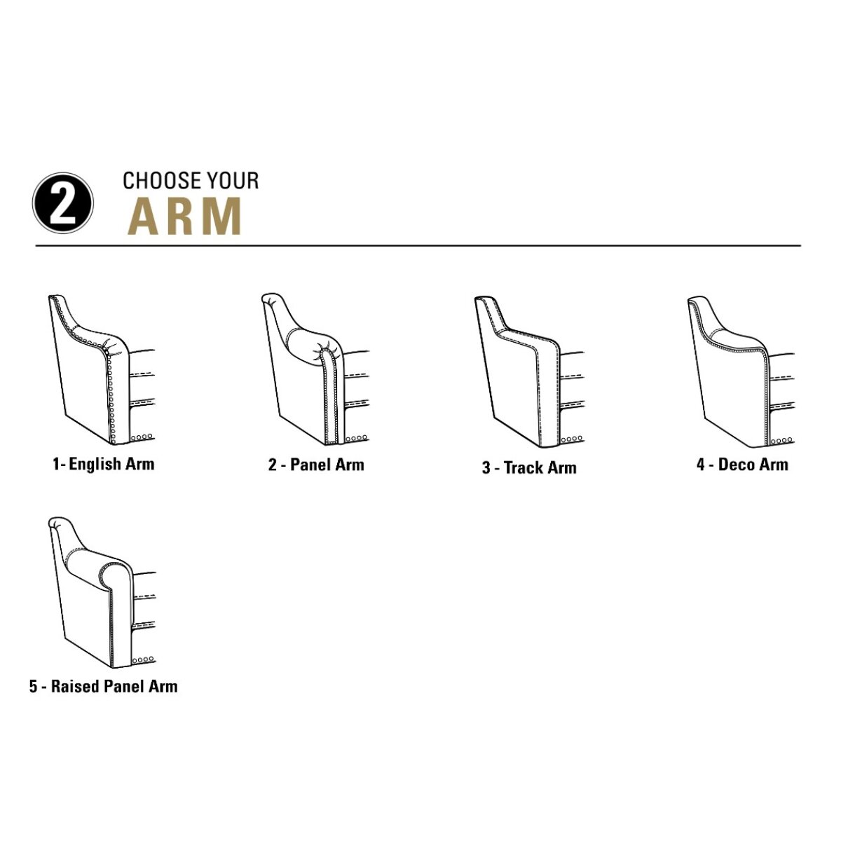 9000 Series Design Your Own Sofa (9132) Sofas Customizable 4