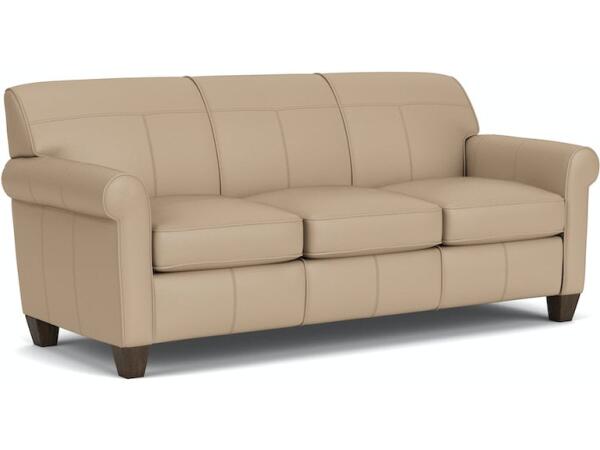Flexsteel Dana Leather Sofa Sofas Customizable