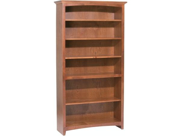 GAC 72” H X 36” W McKenzie Alder Bookcase Bookcases Customizable