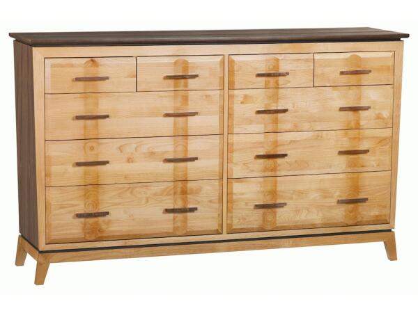 Whittier Addison Duet 70″ Dresser Dressers Customizable
