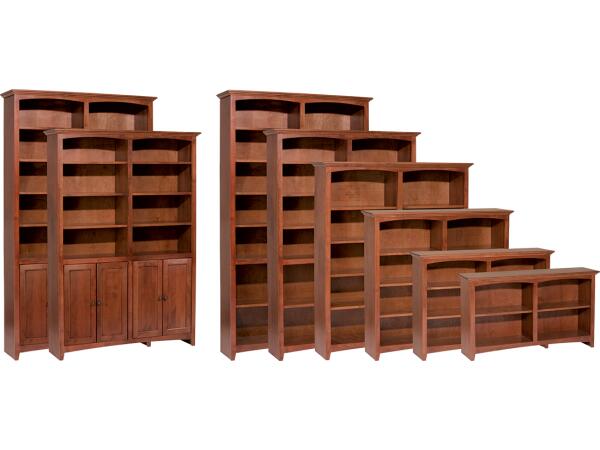 GAC McKenzie 48″ Wide Bookcases Bookcases Customizable