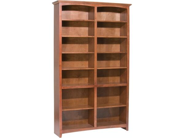 GAC 84” H X 48” W McKenzie Alder Bookcase Bookcases Customizable